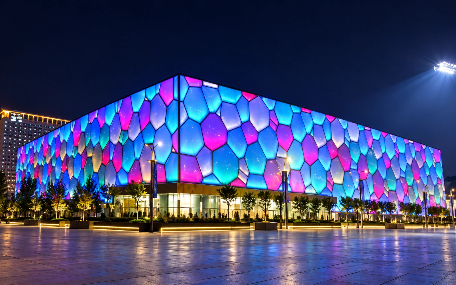 Architectural illustration placeholder for Beijing Cube
