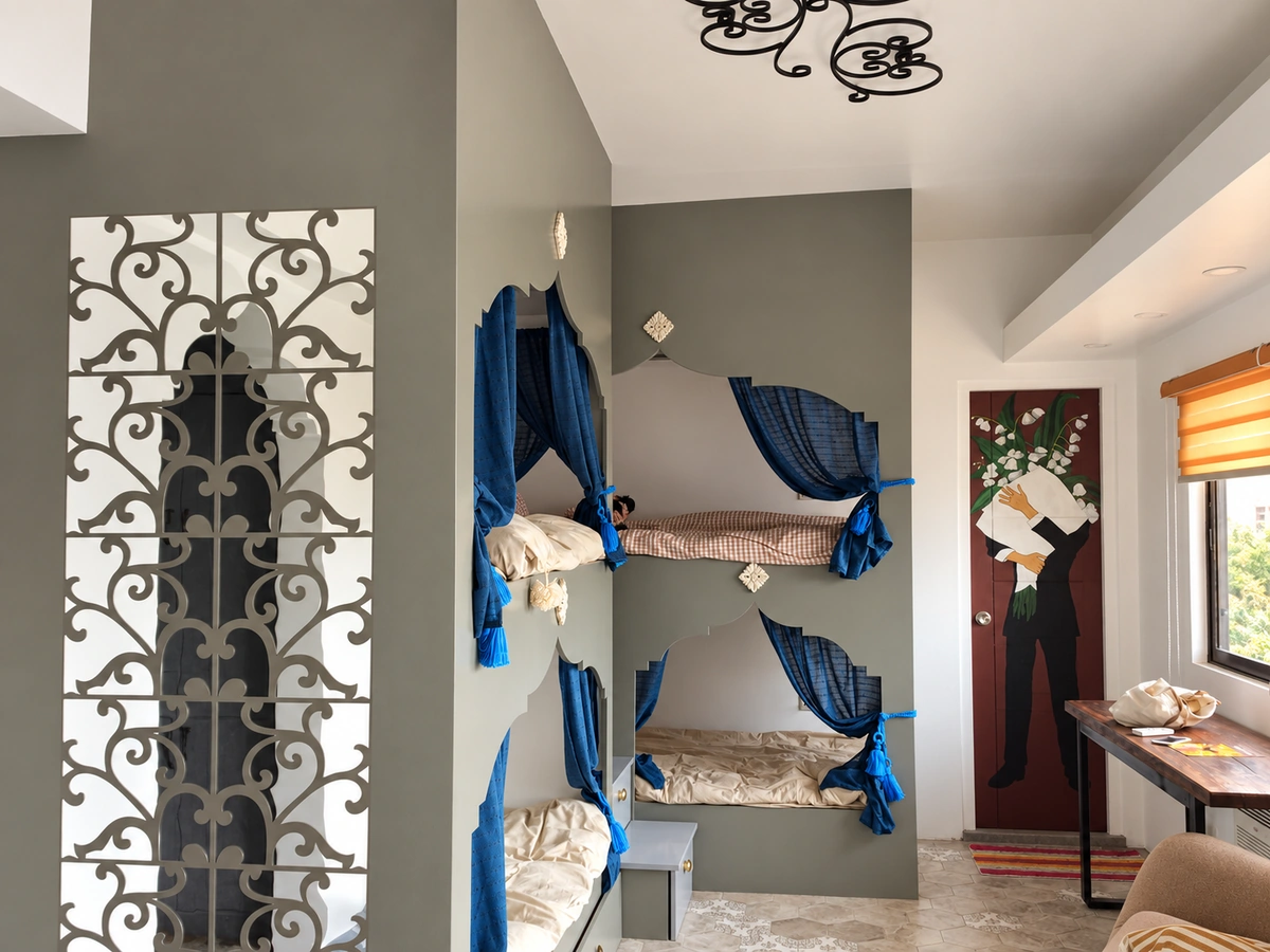 Luxury Moroccan-inspired Airbnb condo