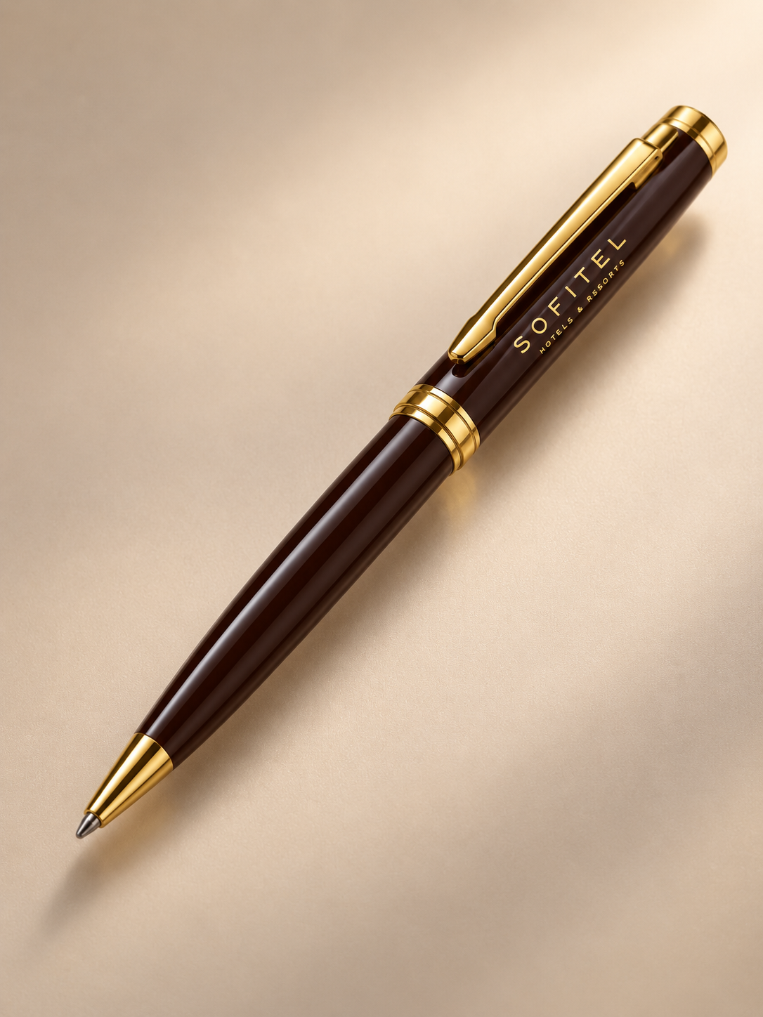Luxury brand steel ballpen for Sofitel